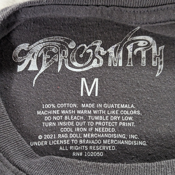 Aerosmith GET YOUR WINGS US Tour '74 Tee Medium - Picture 3 of 9